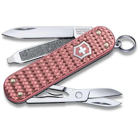 Swiss Army Brands 2024 Victorinox Classic Sd Precious Alox Gentle Rose VIC-0.6221.405G